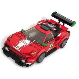 Ferrari 488 GT3 in 8 Stud Wide Style