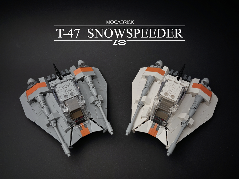 Lego T-47 Snowspeeder (minifig scale)