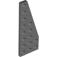 Lego Wedge Plate 8 x 3, 22° Right / Dark Bluish Gray