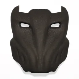 Large Figure Mask Krana Za / Dark Gray