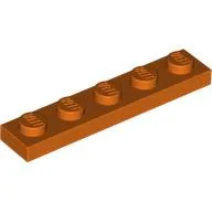 Plate 1 x 5 / Reddish Orange
