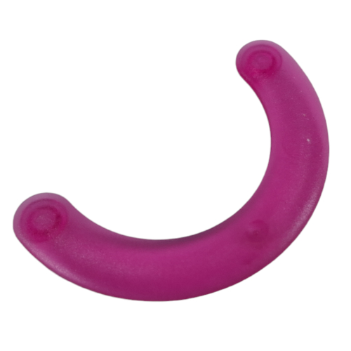 Lego Clikits Connector, C-Shape 8 x 4 with 2 Pins / Trans-Dark Pink