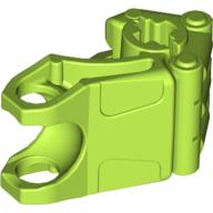 Lego Large Figure Hand, Fist with Axle Hole, 3 Fingers / Lime