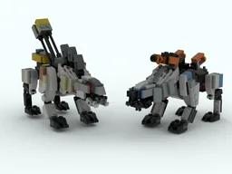 Sawtooth and Ravager from Horizon Zero Dawn