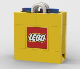 Lego Yellow Shopping Bag