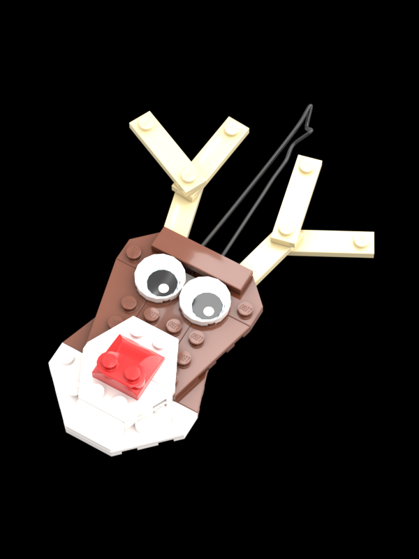 Lego Rudolph The Red Nosed Reindeer Ornament