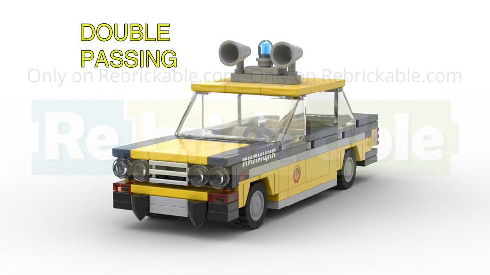 Lego 1976 Lada 1600 (VAZ-2106) 'Double Passing'