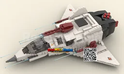 "All Starmax and Starwolf... Scramble!" – 80s Space Ship MOC