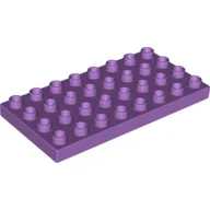 Duplo Plate 4 x 8 / Medium Lavender