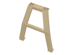Support Crane Stand Double with Studs on Cross-Brace