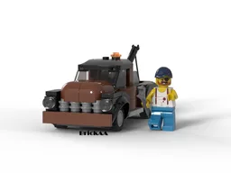 Vintage tow truck