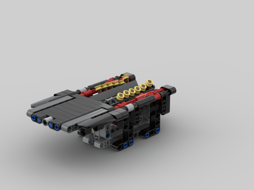 Lego 42093 and 42103 Combined Model: Ferrari 812 Superfast V12 Engine