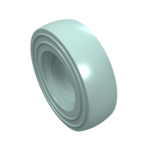 Lego Tyre 14 x 4 Smooth Small Single / Aqua