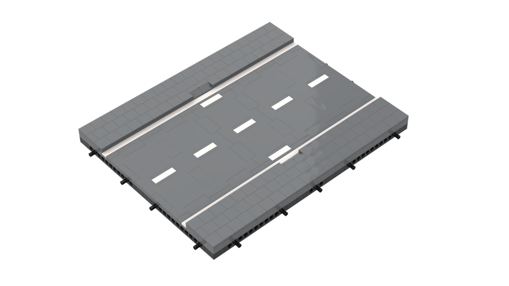 Lego Brick Builders Road System Walkway Sidewalk