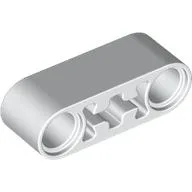 Technic Beam 1 x 3 Thick with Center Axle Hole / White