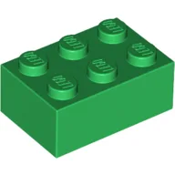 Brick 2 x 3 / Green