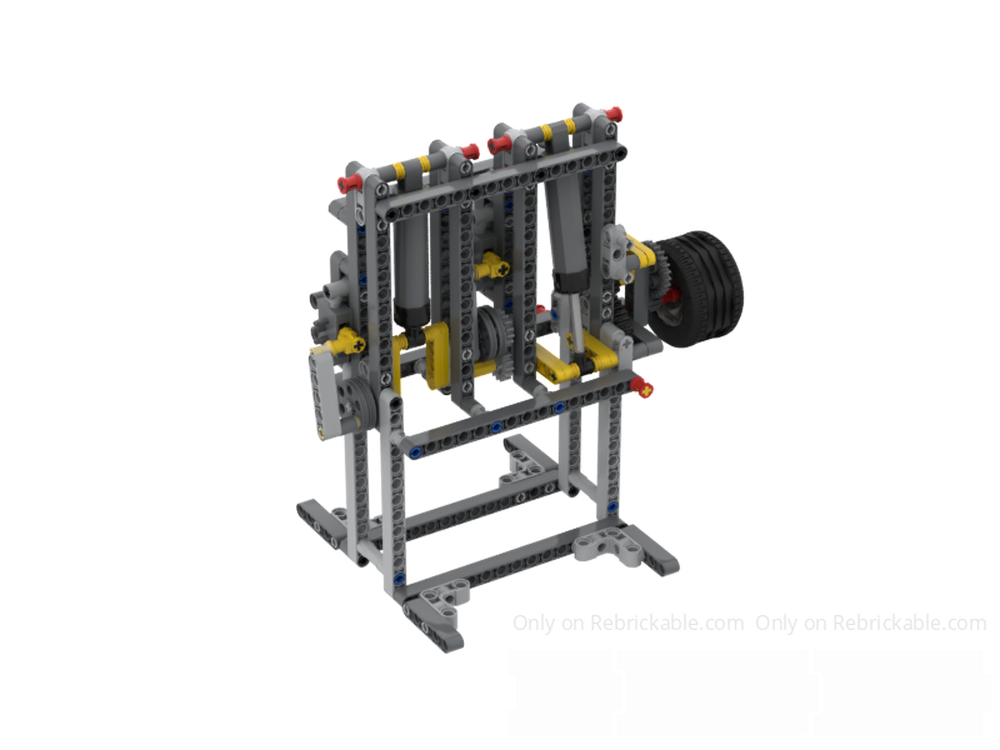 Lego New Pneumatic Engine (2 cylinders)