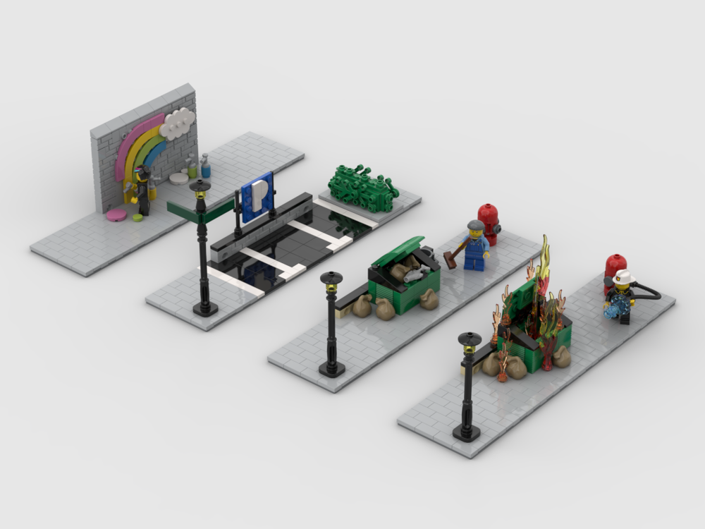 Lego Modular Corner Pack #3 - Turn every modular model into a corner