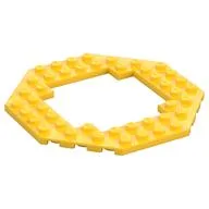 Plate Special 10 x 10 Octagonal Opening / Yellow