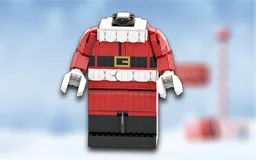 Up-Scaled LEGO Minifigure Santa Suit