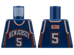 Torso NBA New Jersey Nets #5 Kidd Pattern / Dark Blue