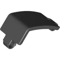 Technic Panel Curved and Bent 6 x 3 / Black