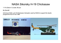 DamoB's NASA Sikorsky H-19 Chickasaw