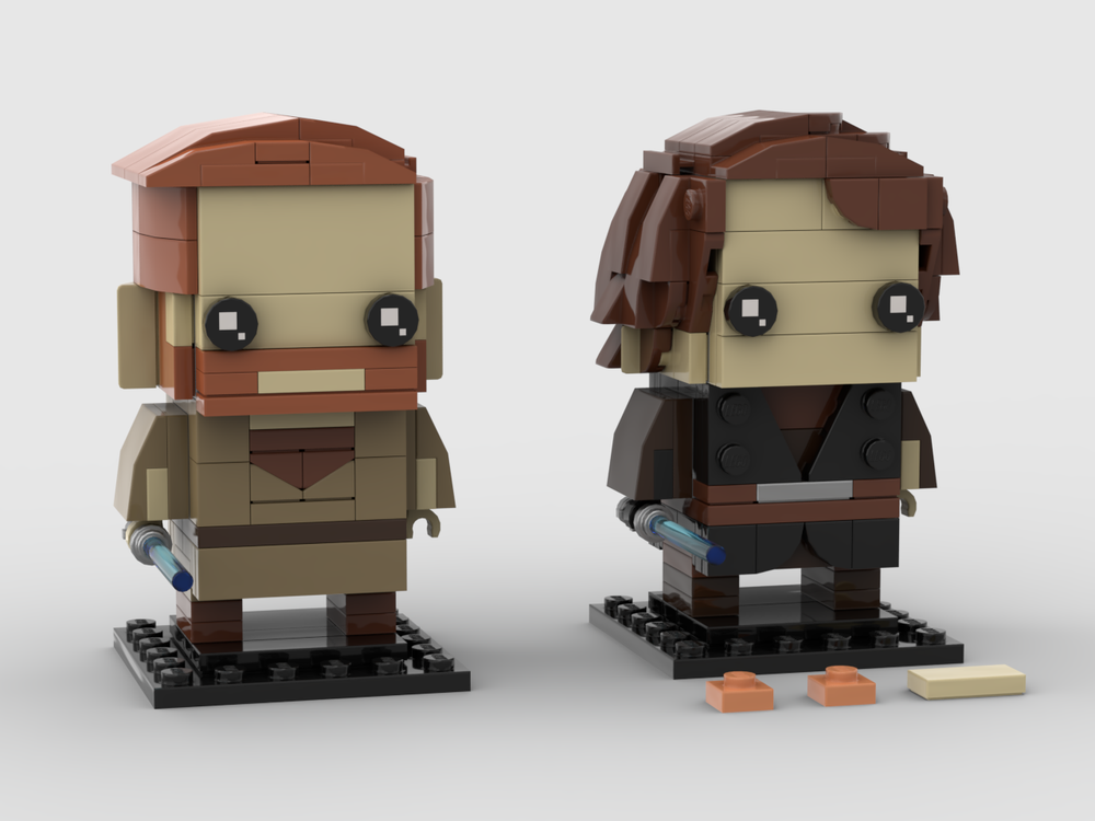 Lego Anakin & Obi-Wan BrickHeadz (Ep.3)