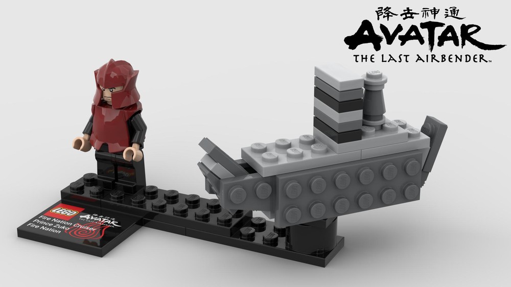 Lego Fire Nation Cruiser & Fire Nation