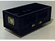 Lego Vehicle, Forklift Load Bin (CyberMaster) with 'C4D' on Both Ends and Black and Yellow Danger Stripes on Side Pattern (Stickers) - Sets 8482 / 8483