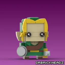 Young Link (Majora's Mask) Brickheadz