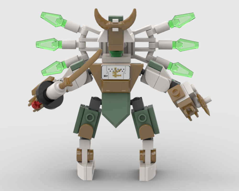 Lego Microscale Lloyds Titan mech Ninjago