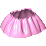 Duplo Skirt Satin, Knee Length / Bright Pink