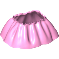 Lego Duplo Skirt Satin, Knee Length / Bright Pink