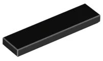 Tile 1 x 4 with Groove / Black