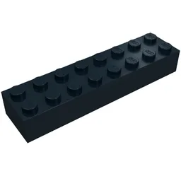 Brick 2 x 8 / Black