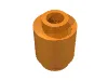 Brick Round 1 x 1 Open Stud / Orange