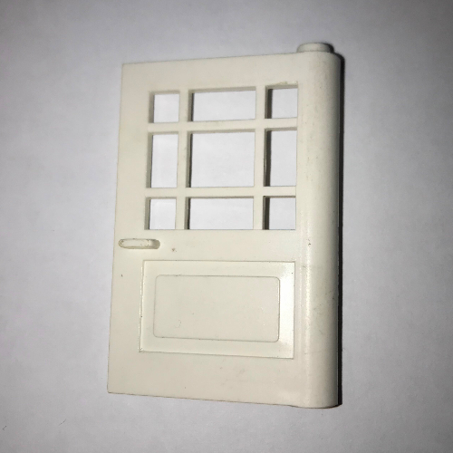 Lego Minitalia Door 1 x 4 x 5 with 9 Panes / White