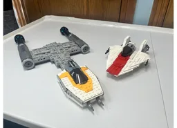 Y wing & A-wing Alternate Build Using Set 75357