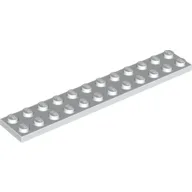Plate 2 x 12 / White