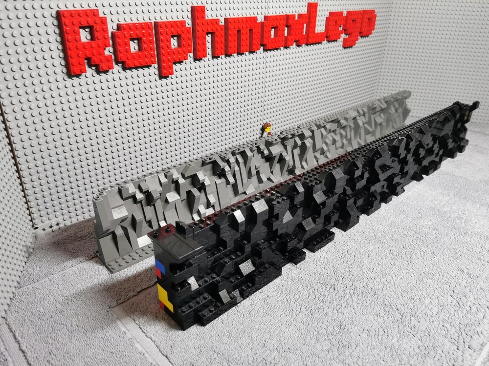 Lego BatCave Simple Rockwork