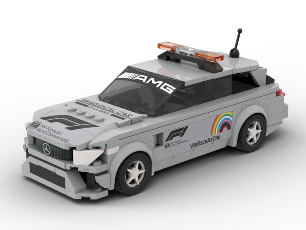 Lego 2020 Formula One F1 Medical Car Mercedes-AMG C63S Wagon Estate