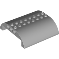 Lego Brick Curved 8 x 8 x 2 Double / Light Bluish Gray