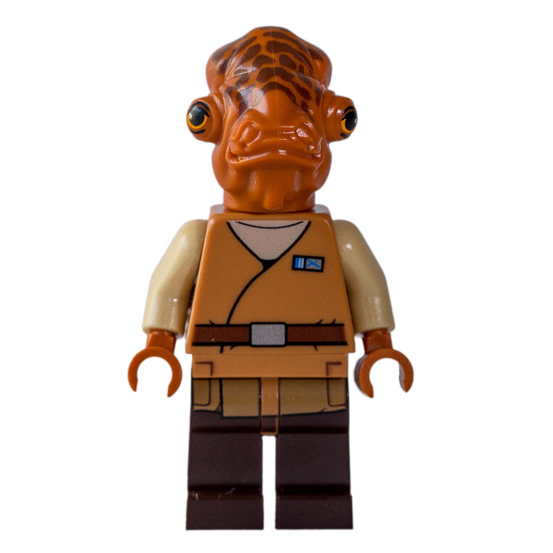 Lego Admiral Ackbar, Medium Nougat Outfit
