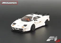 McLaren F1 LM (White Version) - Speed Champions 8 Studs wide