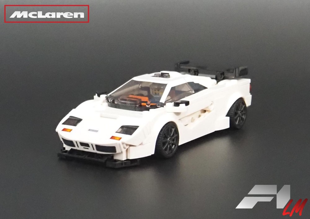 Lego McLaren F1 LM (White Version) - Speed Champions 8 Studs wide