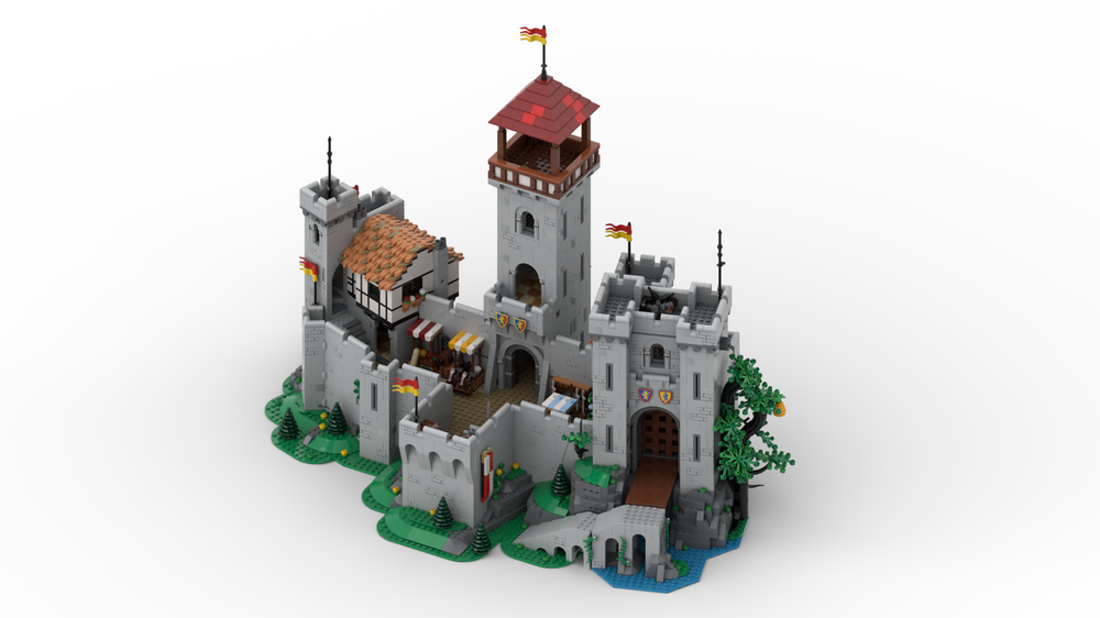 Lego Lion Knights Castle Keep Expansion