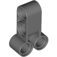 Lego Technic Pin Connector Perpendicular Long / Dark Bluish Gray