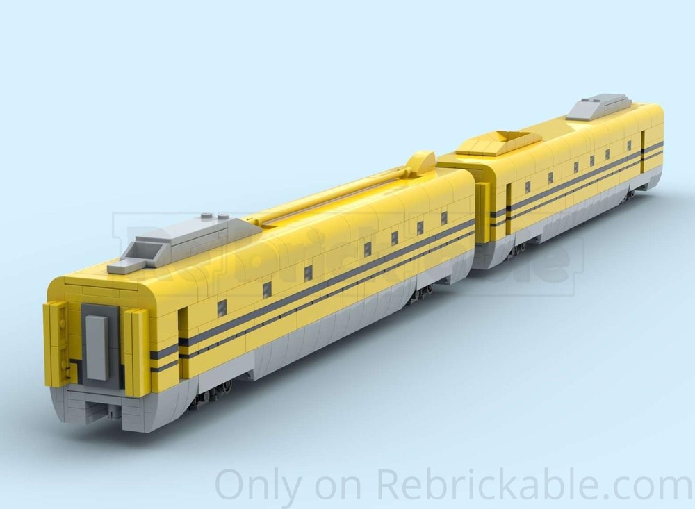 Lego Shinkansen: Dr. Yellow (923 Class) Coach 3 & 5
