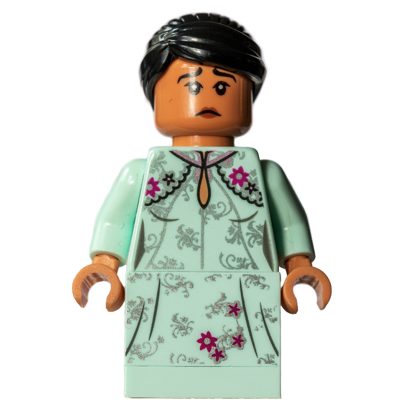 Lego Cho Chang, Light Aqua Brick-Built Dress